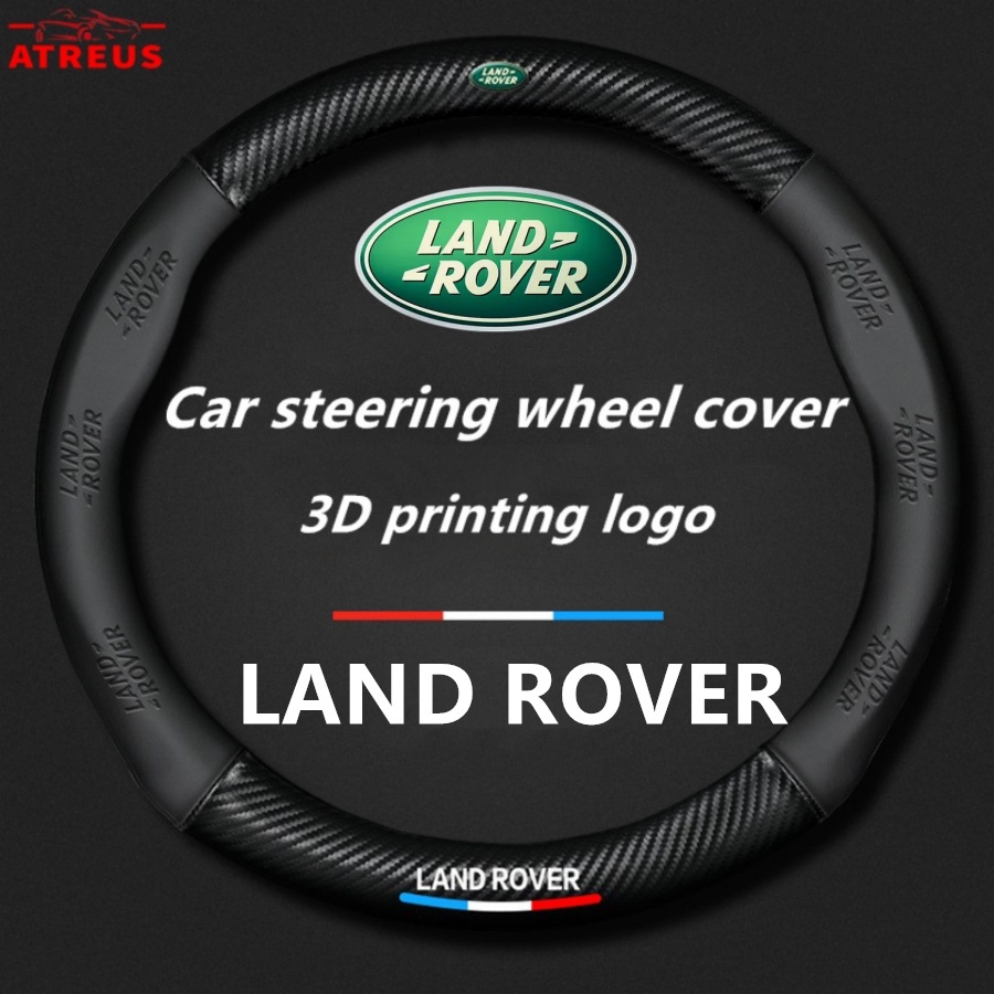 Sarung Setir Mobil Land Rover For Freelander 2fender Range Rover Evoque DISCOVERY Auto Steering Wheel Cover Pelindung Kemudi Interior Mobil Logo Printing 3D