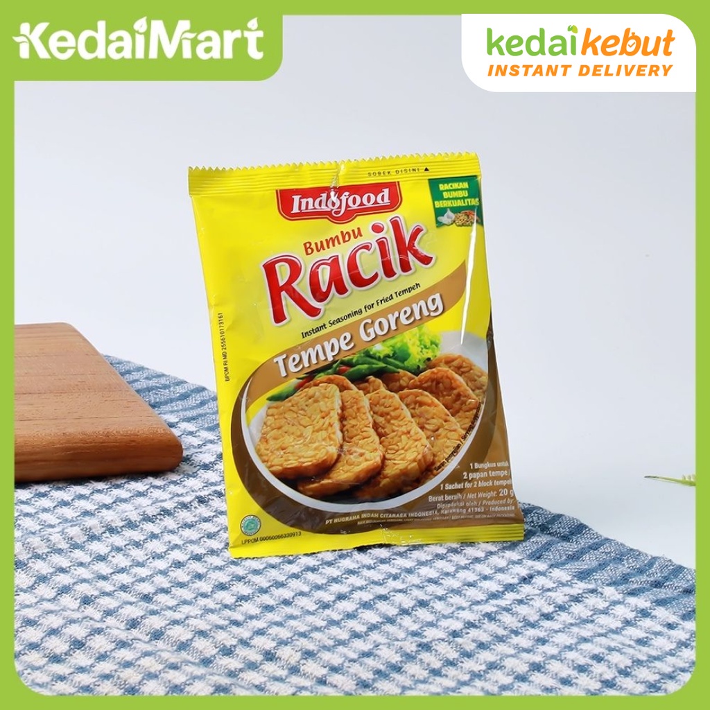 

Bumbu Racik Indofood Tempe Goreng 20 Gram