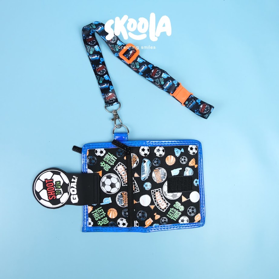 Skoola Dompet Mini Lanyard Anak Laki - Laki Astronot Bola - Rira Dara Aira