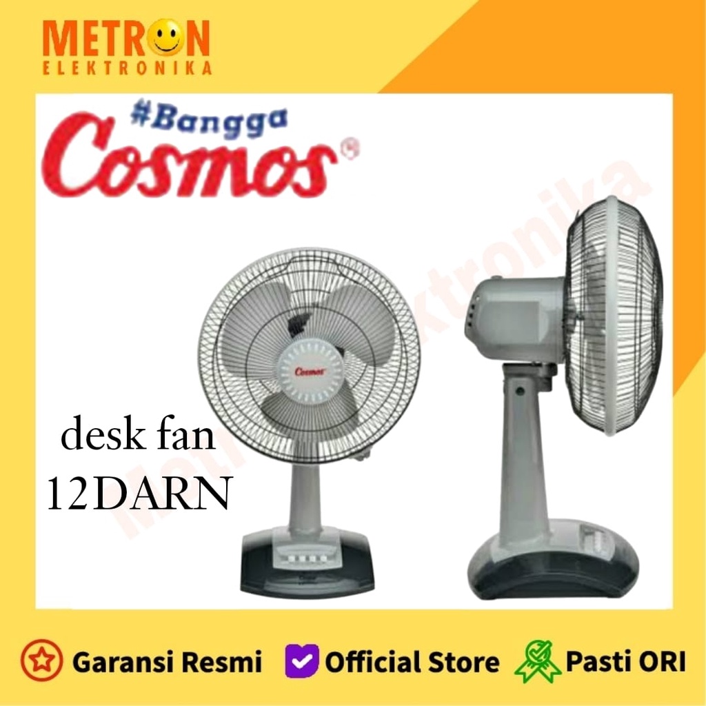 COSMOS 12-DARN KIPAS ANGIN / DESK FAN 12 IN / 12DARN