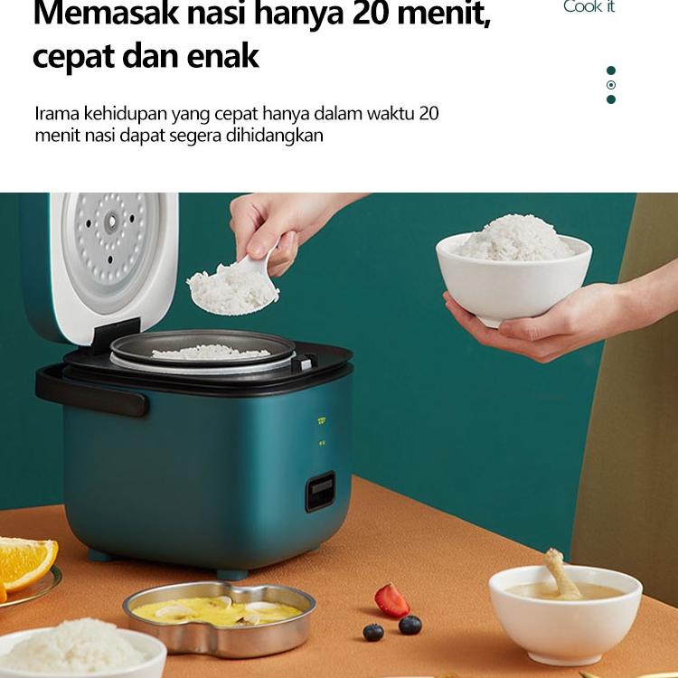 [KODE 757] HAN RIVER Rice Cooker Mini  0.8L HRRC03 Penanak nasi 200watt