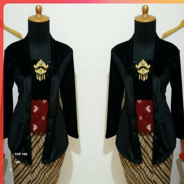 Jual Kebaya Wanita Kebaya Modern Wisuda Bali Jumbo Kutu Baru Bludru