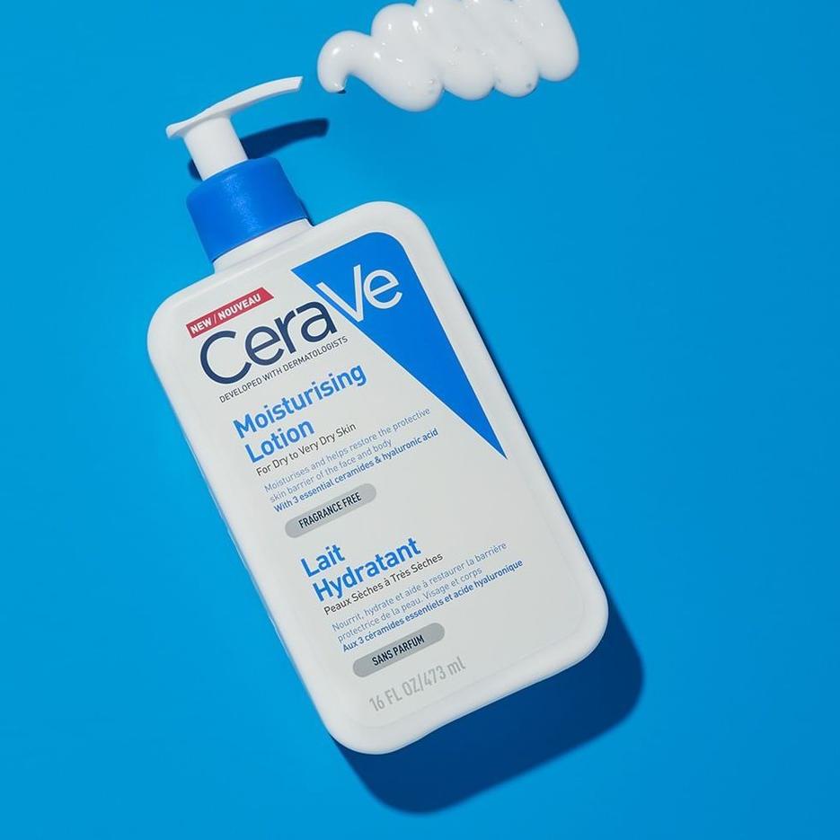 Barang Terlaris 【】236ML CeraVe Moisturising Lotion 236ml ~CeraVe Moisturizer CeraVe Daily Moisturizi