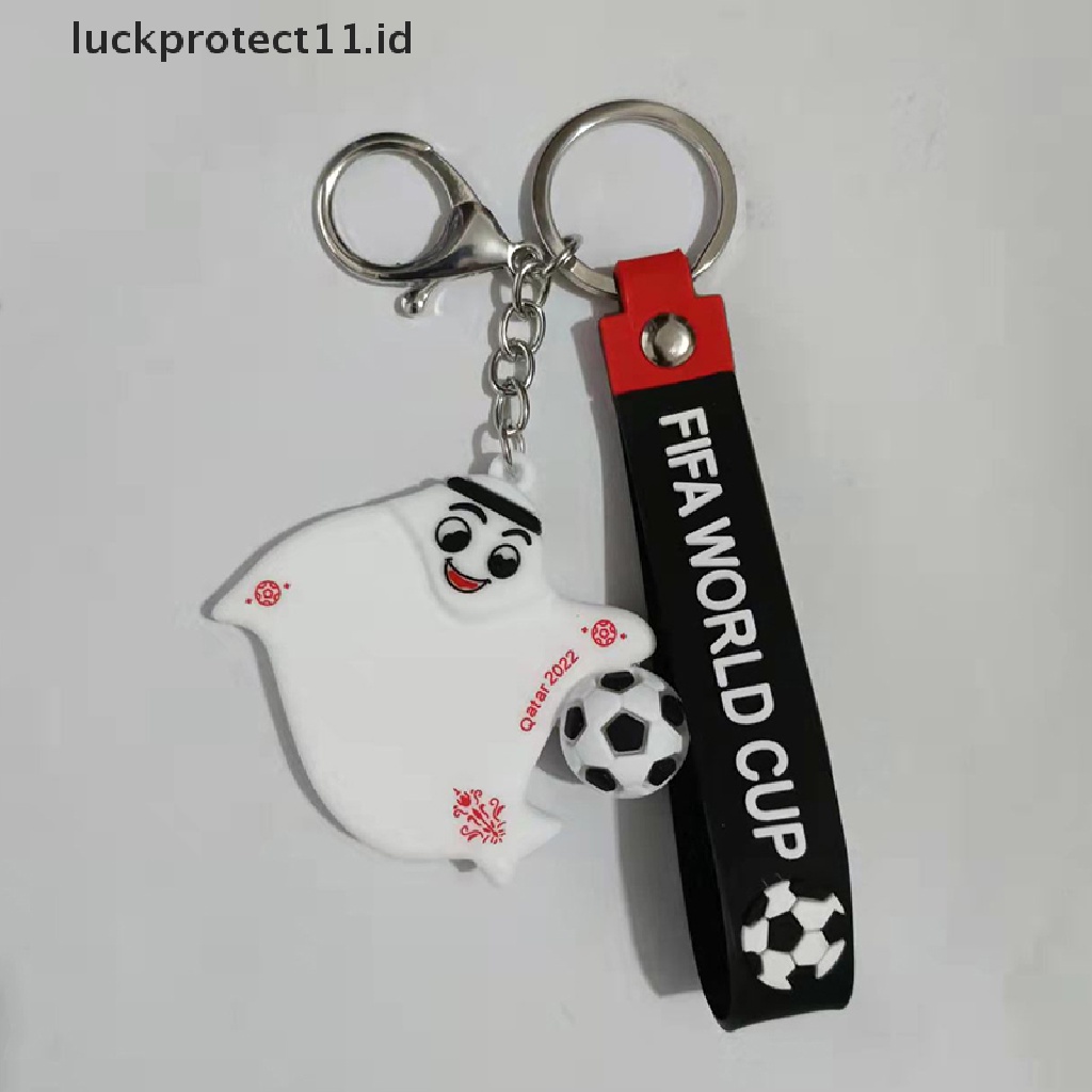 /Fashion Hot// Fashion// 2022gantungan Kunci Piala Dunia Fifa Untuk Fans Sepak Bola Pria Hadiah Maskot PVC Keyring.