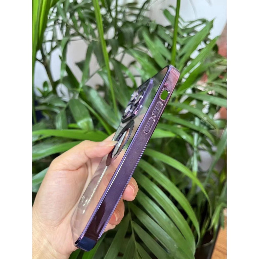 PURPLE EDITION ELECTROPLATING CHROME IPHONE 14 PROMAX 14 MAX / PLUS 13 PRO 13 12 PRO 12 11 PROMAX X XR XSMAX HOLE LOGO SOFT CASE