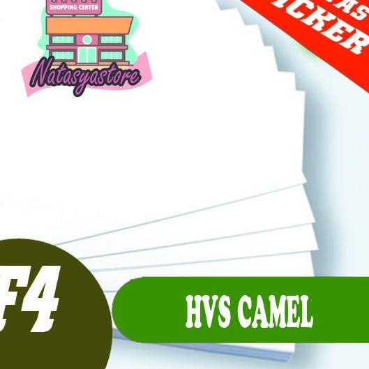 

New KERTAS STIKER HVS CAMEL UK F4 A4 50 lembar ... ...