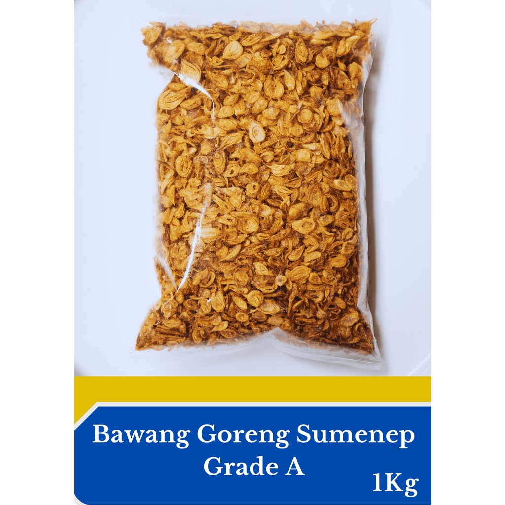 

Bawang Goreng Sumenep Grade A Bawang Merah Goreng 1KG