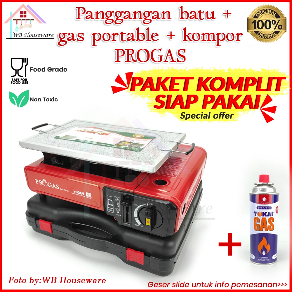 panggangan batu / panggangan serba guna / paket panggangan + kompor