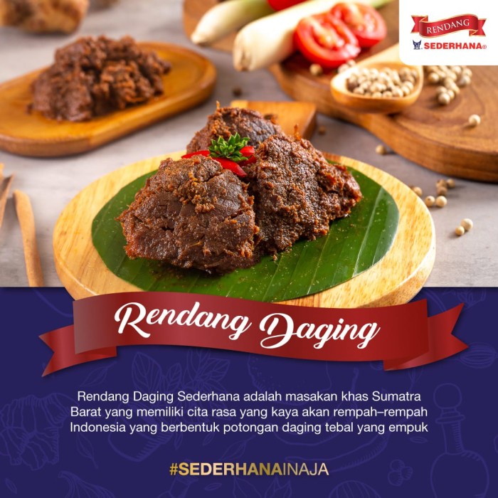 

PAKET SEMBAKO RENDANG 3 RENDANG SEDERHANA HALAL