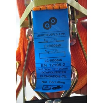 Ratchet Tie Down 2Ton x 15M |Cargo Lashing Belt | Tali Pengikat Barang