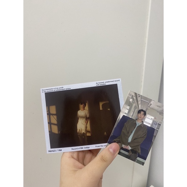BTS RM indigo photocard postcard edition official (baca deskripsi)