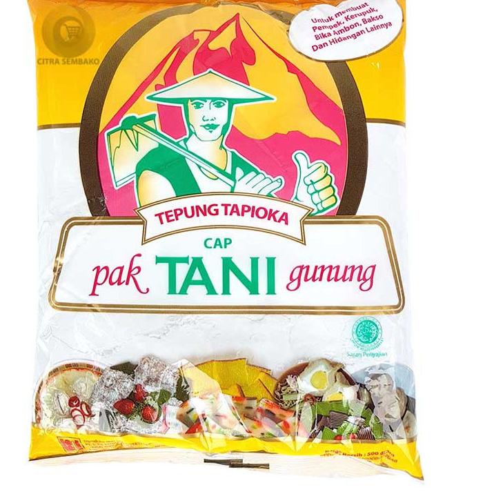 

グ tepung sagu kanji merk pak tani gunung 500 gram ♫