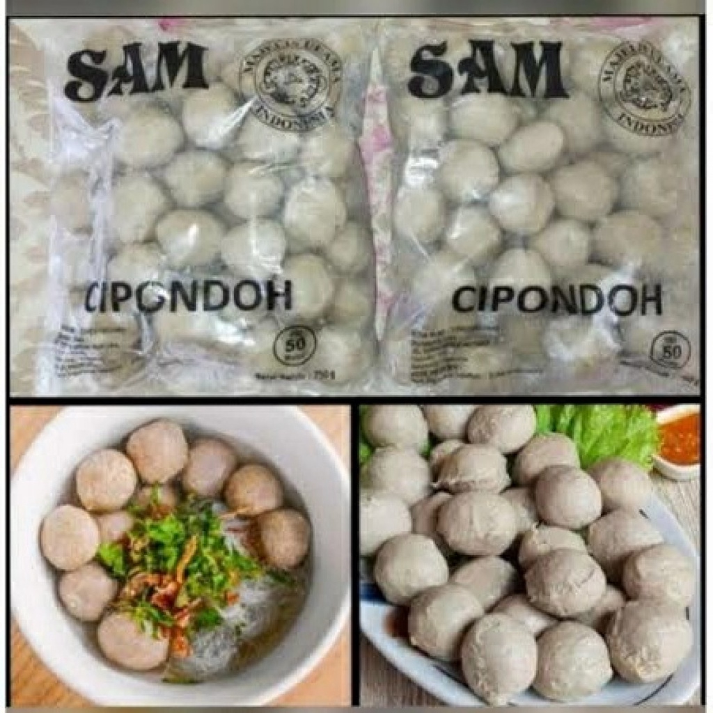 SAM CIPONDOH Bakso / Baso Sapi isi 50 butir