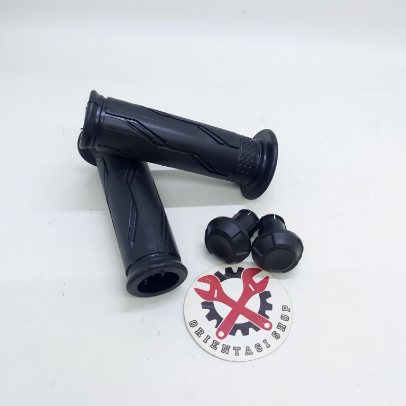 Handgrip+Jalu stir Hitam Standar Yamaha untuk All Motor Yamaha