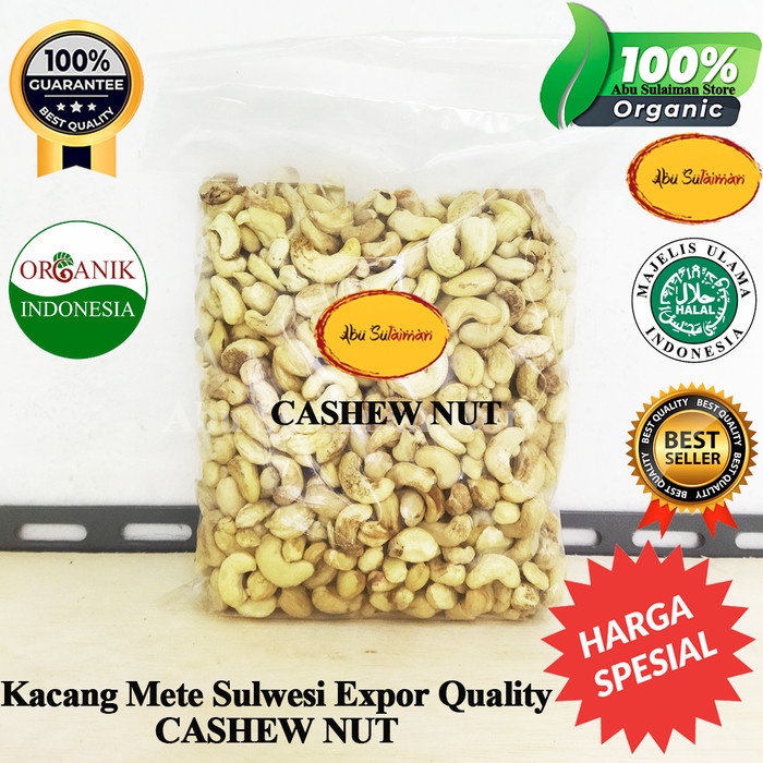 KACANG METE 250 GR / KACANG MEDE MENTAH SUPER SULAWESI / CASHEW NUT / KACANG MEDE PREMIUM / MEDE SUL