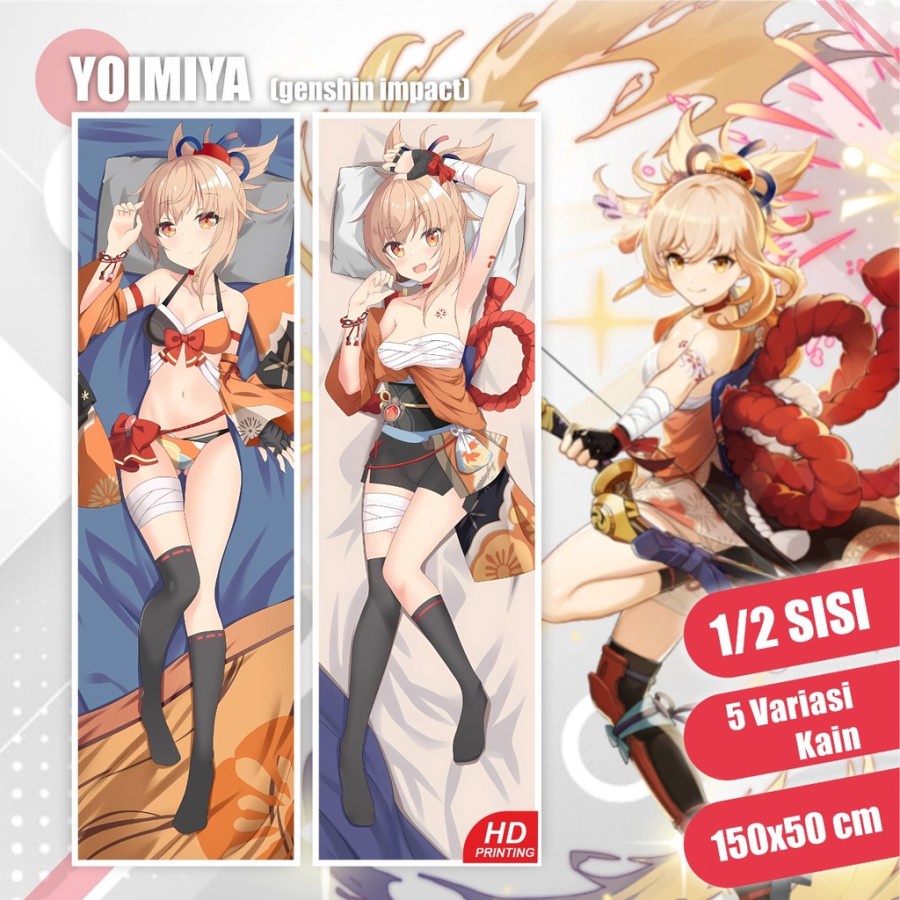 Dakimakura Yoimiya Genshin Impact 150x50 cm (Cover Only)