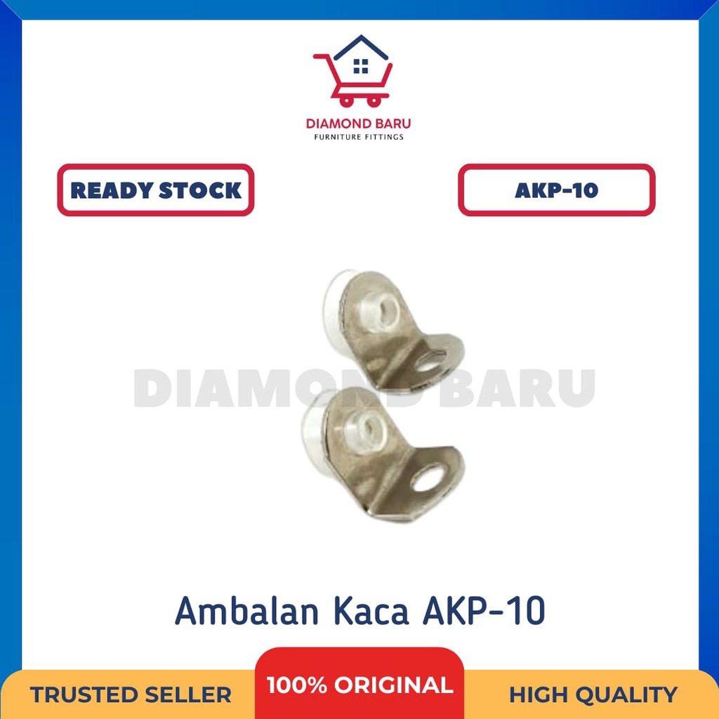 Ambalan Kaca (AKP-10) Penyangga Rak Kaca