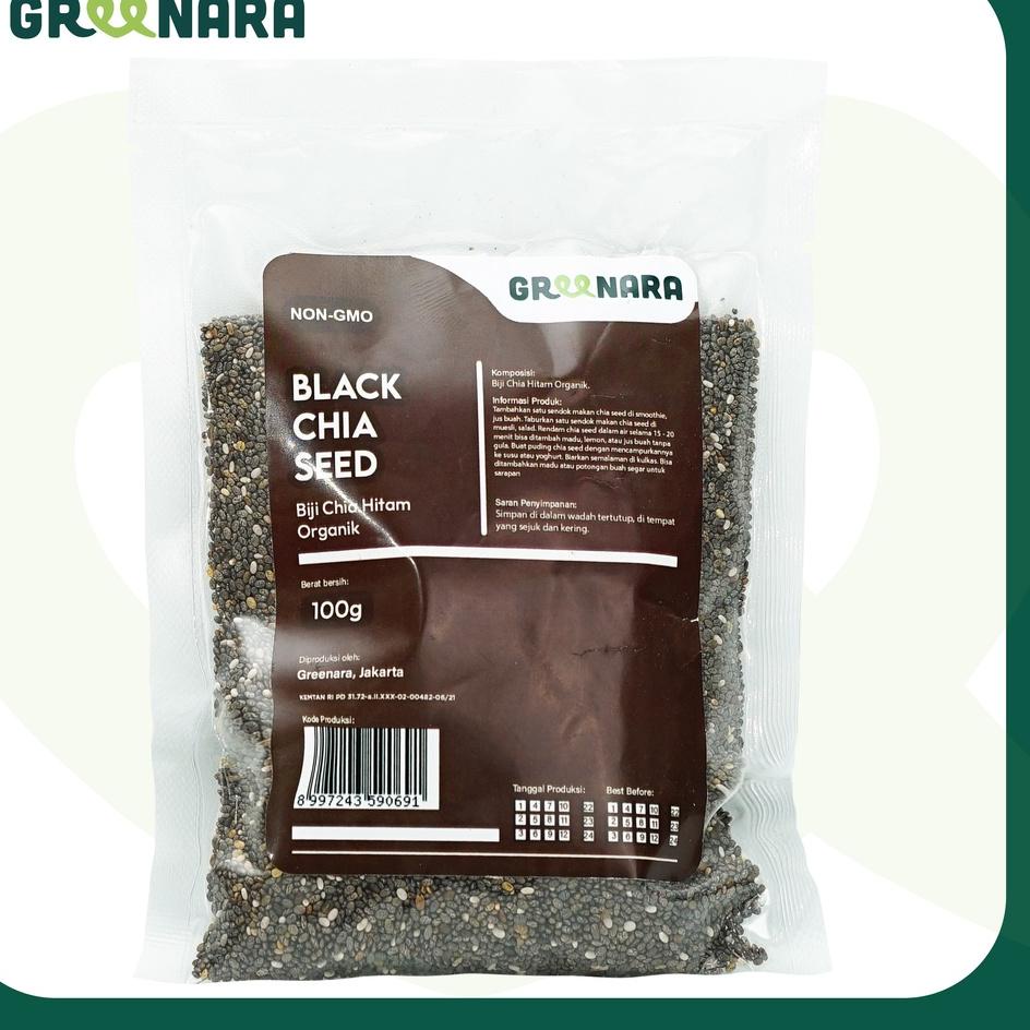 

[PRODUK PM67S] Organic Black Chia Seed 100gr / Chiaseed Hitam Organik H9N