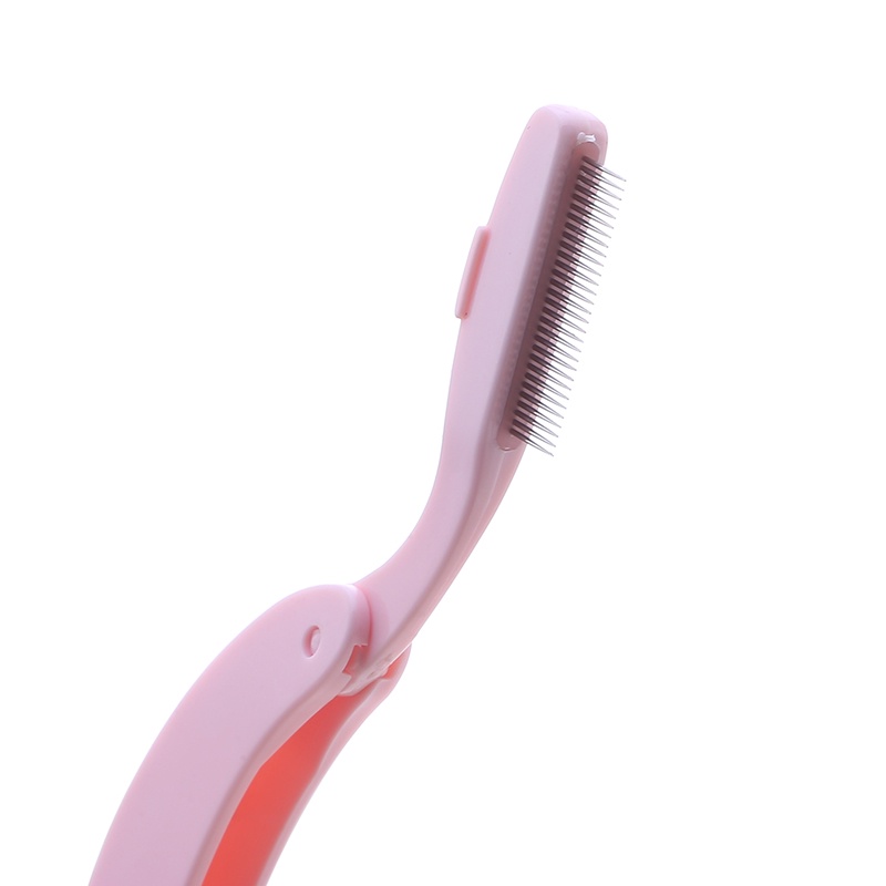 Sisir Bulu Mata Dapat Dilipat Untuk Semua Bulu Mata Dengan Gigi Stainless Steel Eyelash Comb