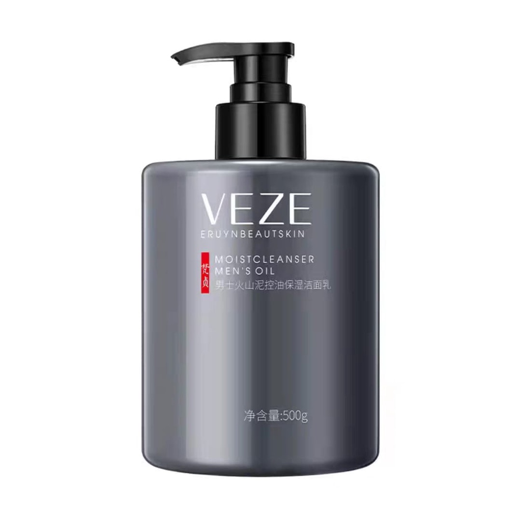 Veze Facial Cleanser Cowok Pembersih Dan Pelembab Wajah Pria