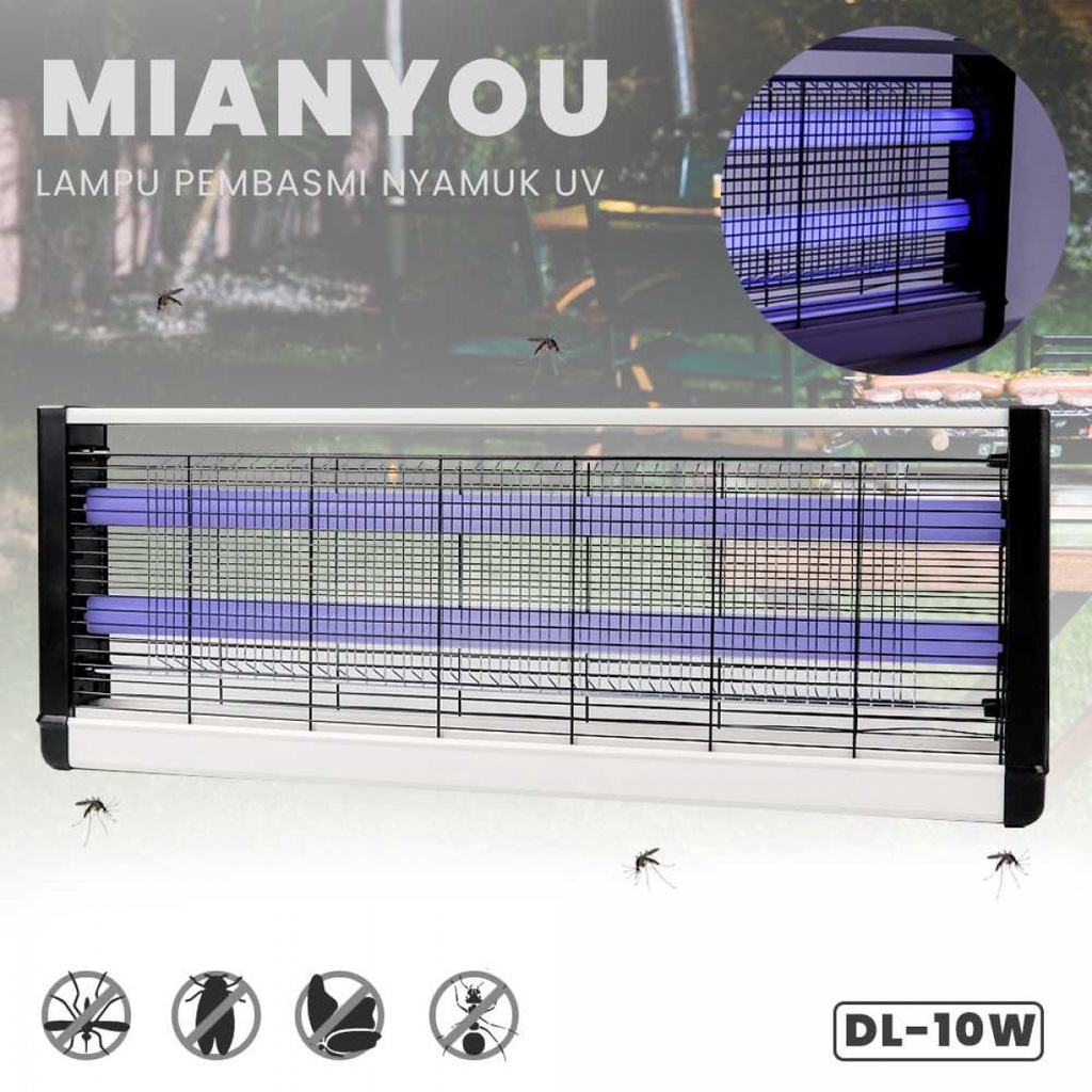 MIANYOU Lampu Pembasmi Anti Nyamuk UV Mosquito Killer Lamp DL10W