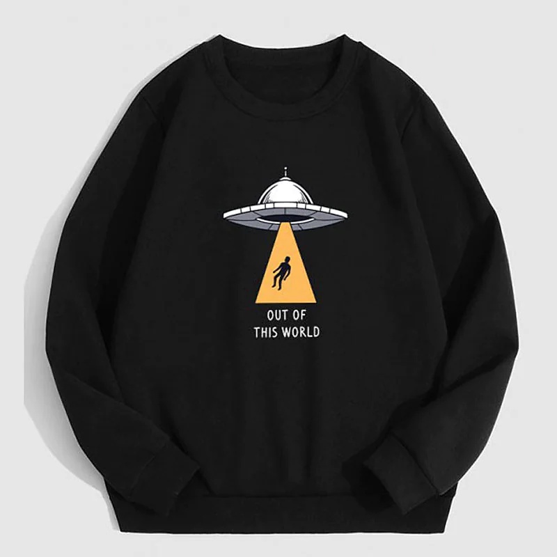 OUT OF THIS WORLD Sweatshirt Basic II Sweater Crewneck Print DTF II Sz M - XL Anak &amp; Dewasa ( Pria &amp; Wanita )