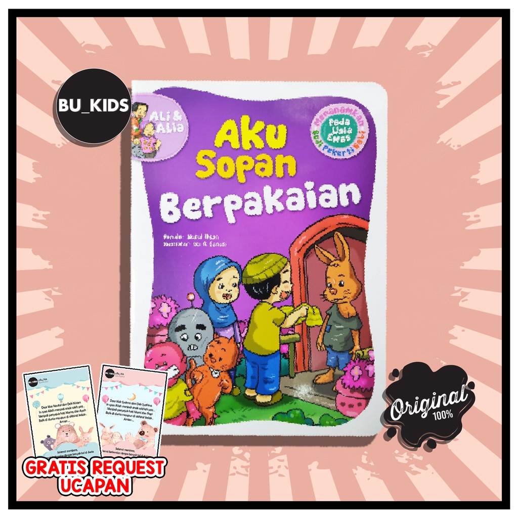Jual Buku Cerita Anak Bergambar Islami - Aku Sopan Berpakaian | Shopee