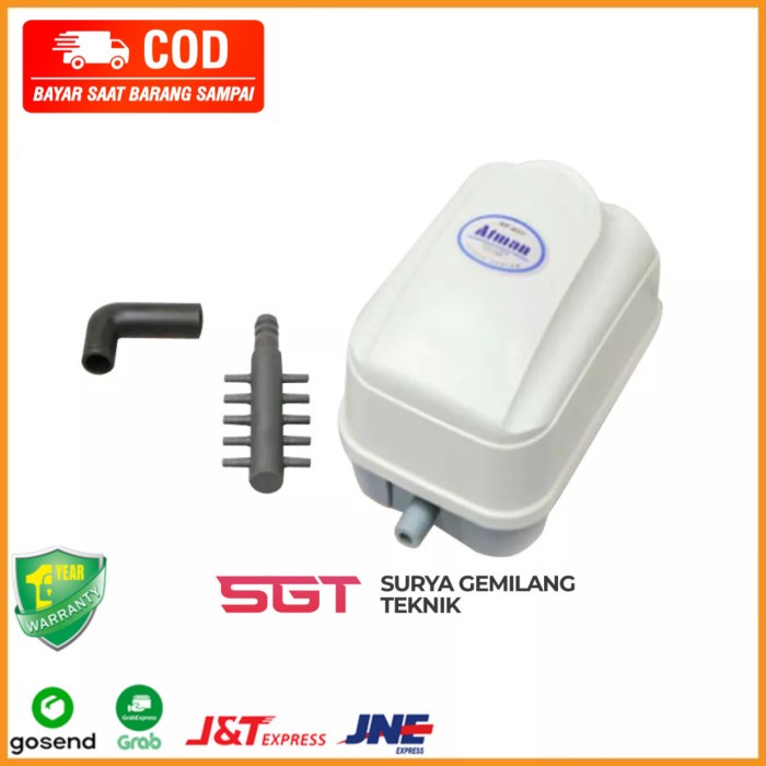 Mesin Aerator Kolam Ikan Pompa Blower Udara Air Pump Atman Hp 4000