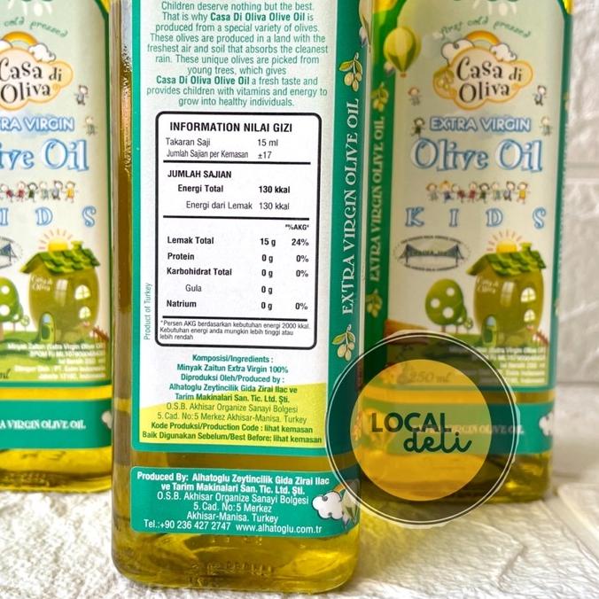 

SALE✅CASA DI OLIVA EVOO (Extra Virgin Olive Oil) Minyak Zaitun MPASI|SQ5