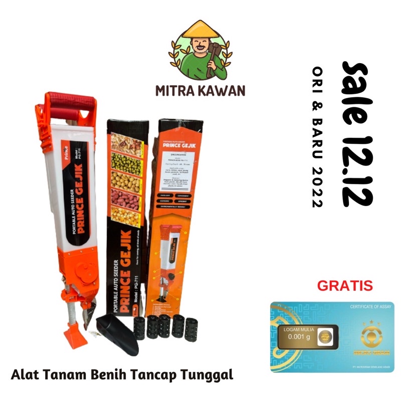 Alat Tanam Jagung Tancap Gejik Alat Tanam Benih Tunggal 1 output