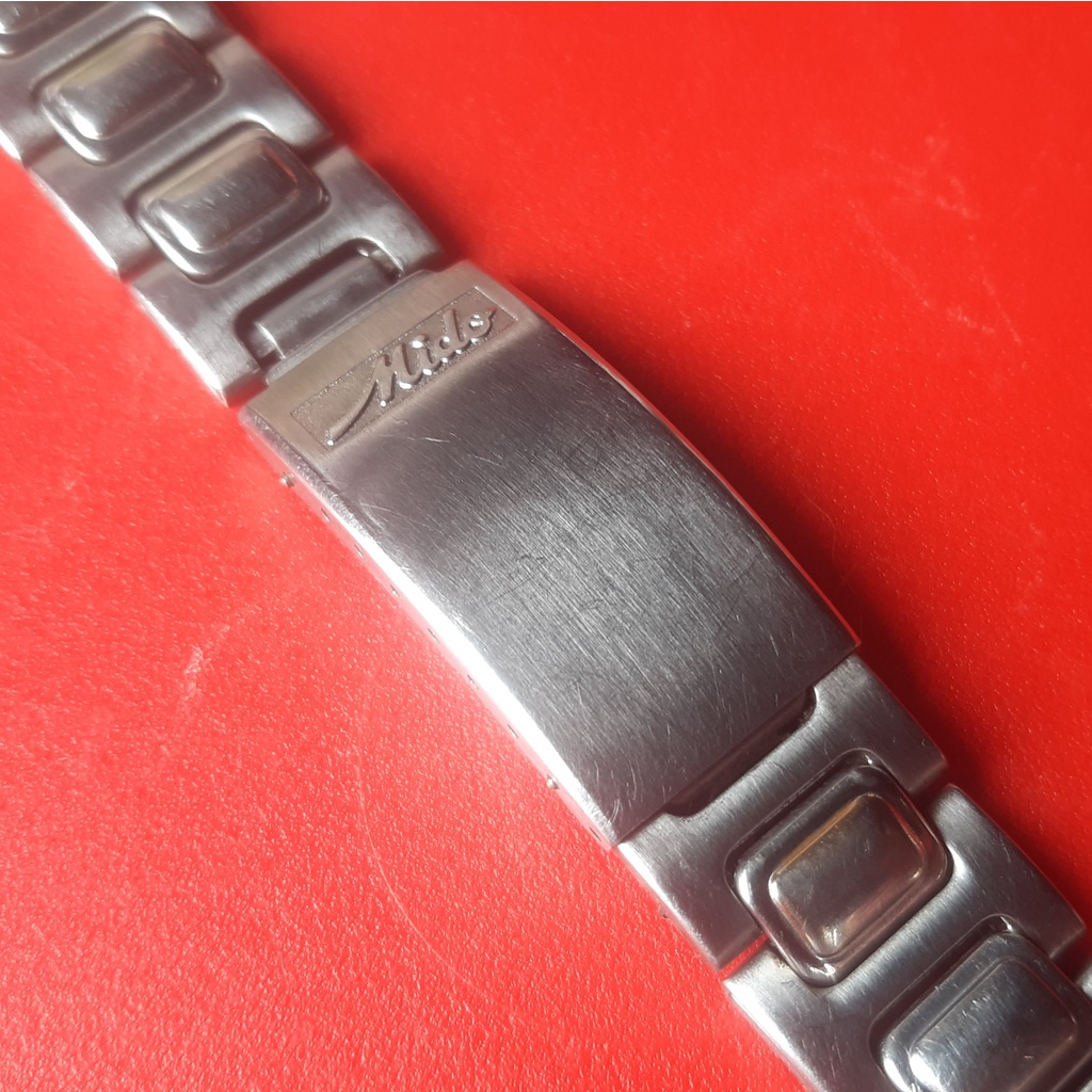 Tali Rantai Strap JamTangan logo MIDO Vintage Preloved Lug Frame 16mm