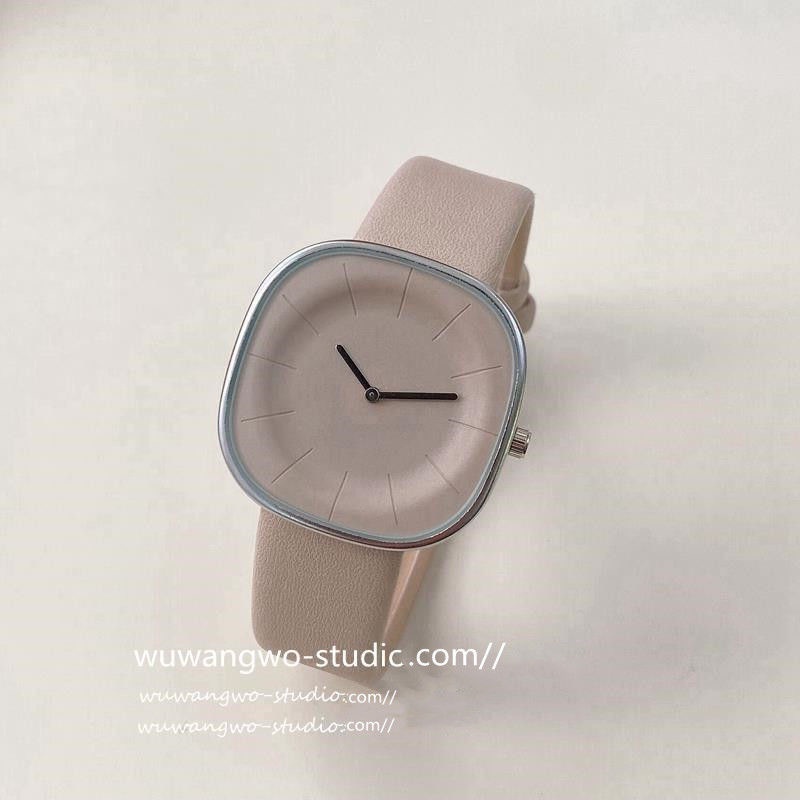 Jam Tangan Wanita Quartz Fashion Terbaru Anti Air Waterresistant Tali Strap Kulit Premium Original Import RG 33 Model Simple Mewah Elegant Korean Style Women Watch (FREE BOX + BUBBLE WRAP)