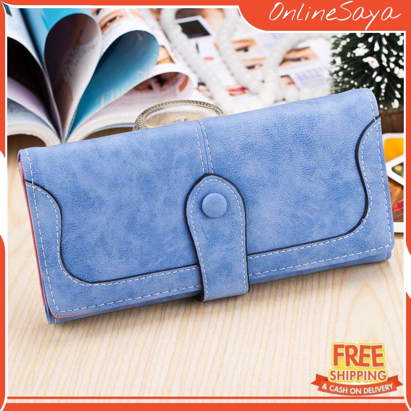 MODEL DOMPET WANITA PANJANG C097-6 KULIT IMPORT KOREA MURAH KEKINIAN WALLET PREMIUM BRAND