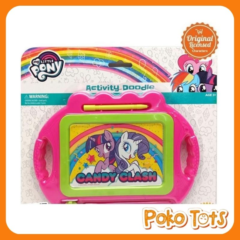 Happy Toon My Little Pony Doodle Drawing Board Color Papan Gambar Warna