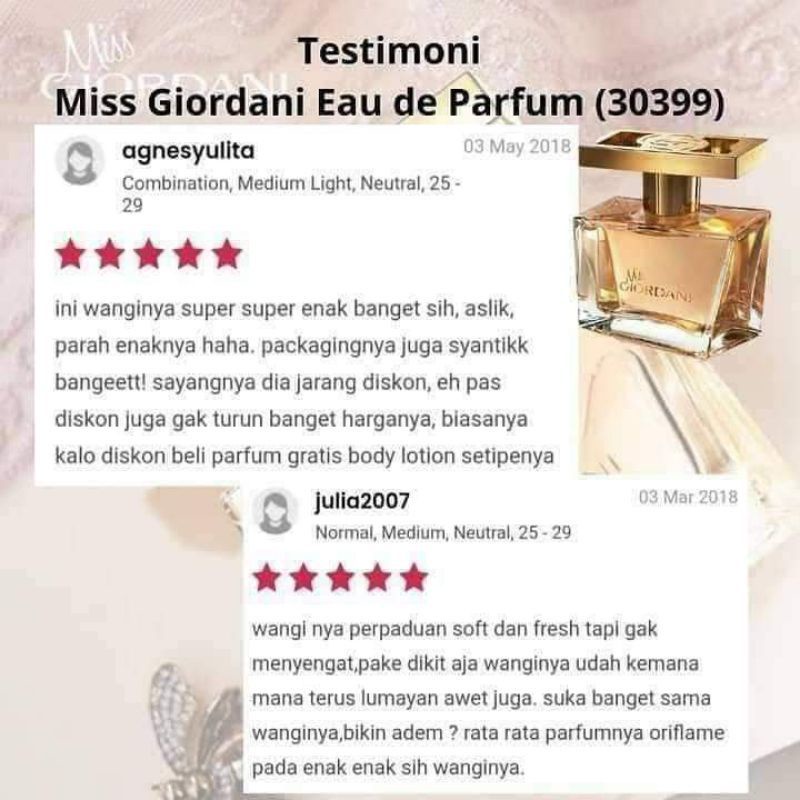 123 Miss Giordani Eau de Parfum