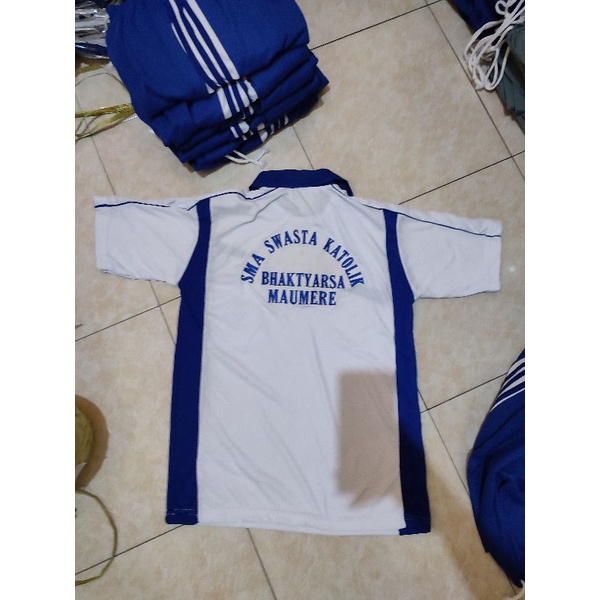 setelan kaos olahraga sma (pendek-panjang)