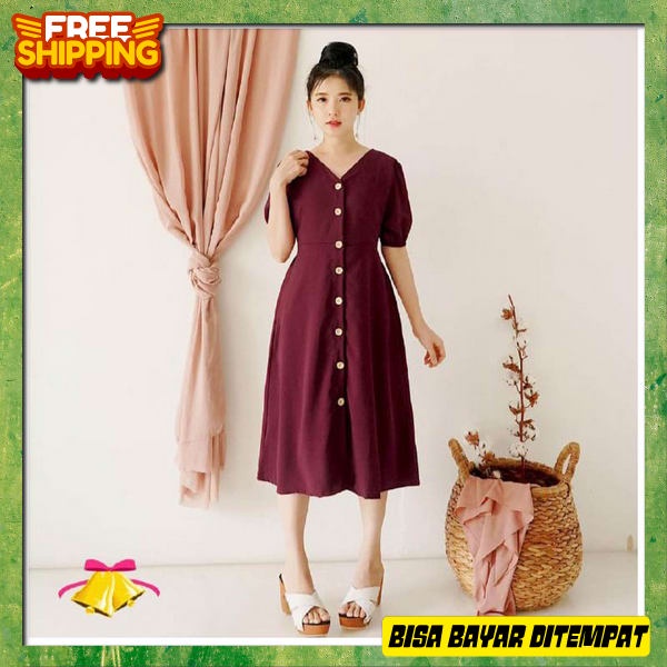 Dres Wsnita Korea Dris Mewah Elegant Gsun Cewe Kekinian 2023 Ghaun Remaja Pesta Ultah Buju Gaun Nata