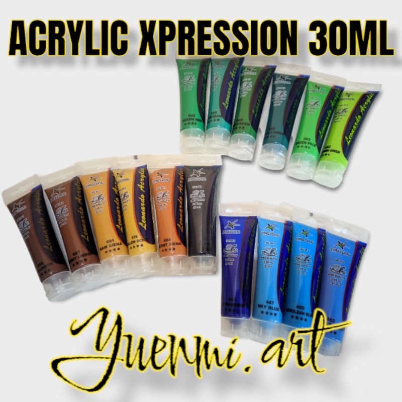

Xpression Leonardo acrylic colour 30ml ( cat akrilik leonardo Xpression 30ml) Part 2