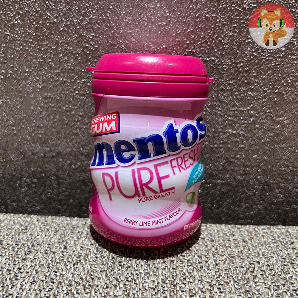 

Mentos Pure Fresh Chewing Gum Berry Lime Mint 57g Impor