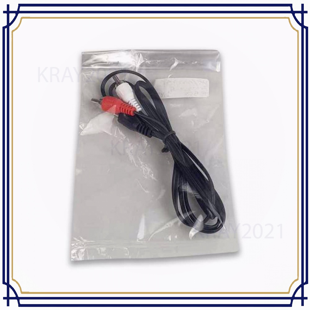 Kabel HiFi Jack 3.5mm Stereo to RCA Male Audio Cable 1m -CB187