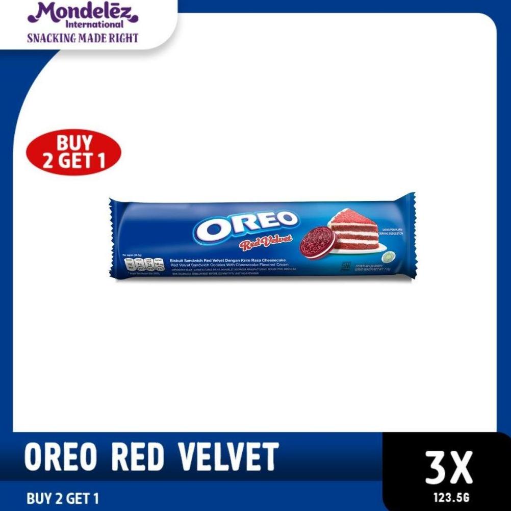 

[KODE KWCNV] Oreo Red Velvet 123.5gr - Triple Pack