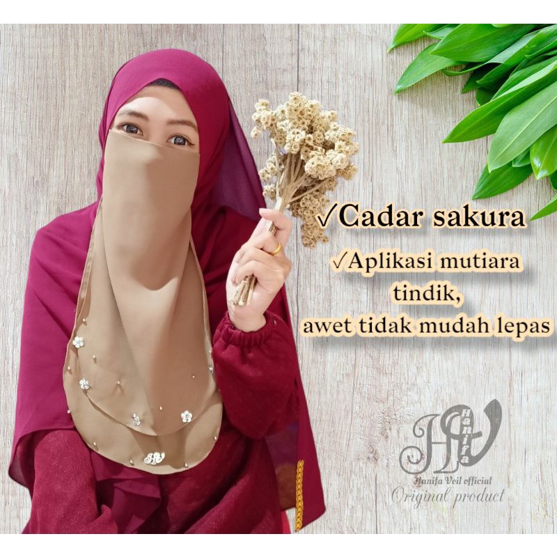 Cadar ceruti Sakura, cadar cantik