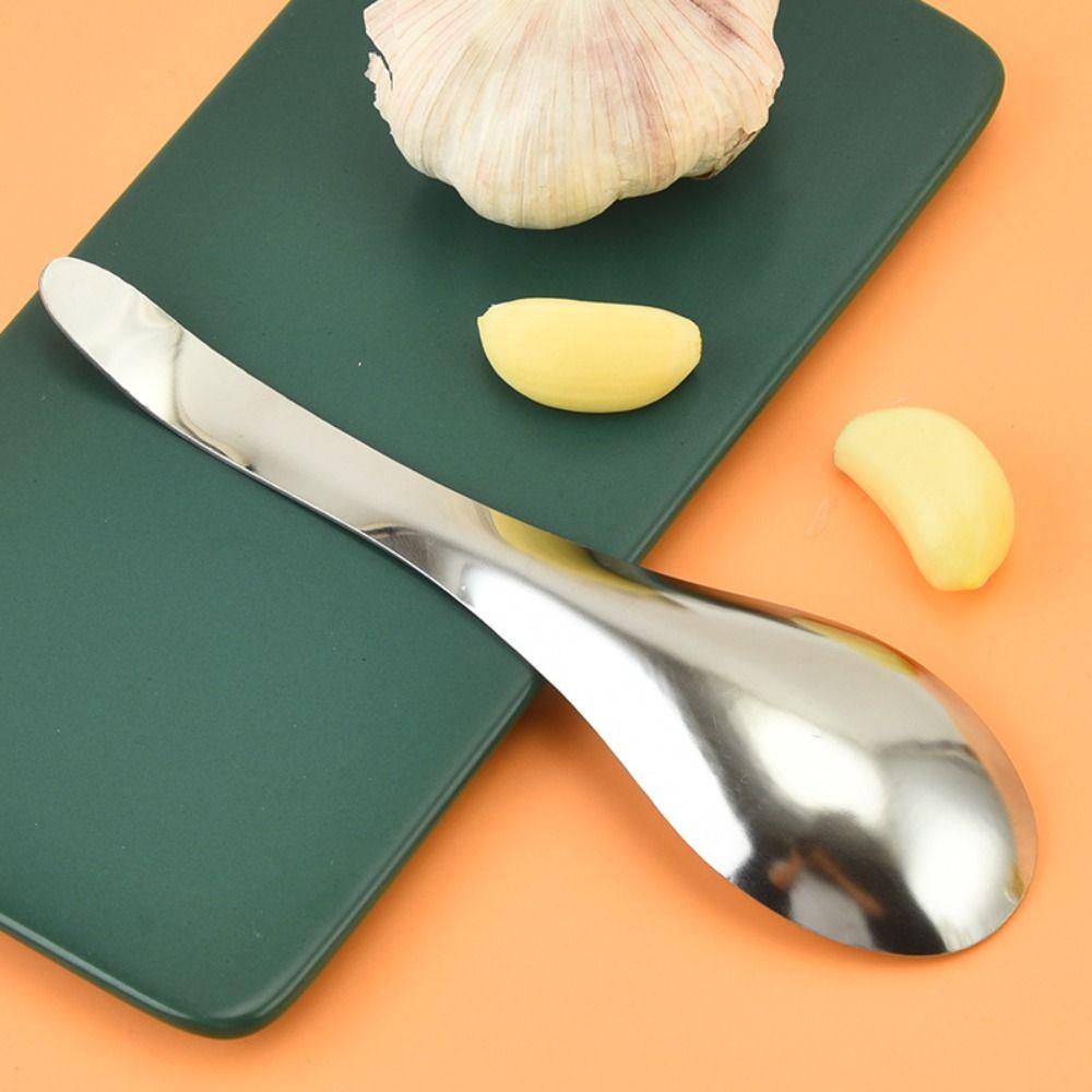 【 ELEGANT 】 Penggiling Bawang Putih Kreatif Pemotong Dapur Stainless Steel Lemon Zester