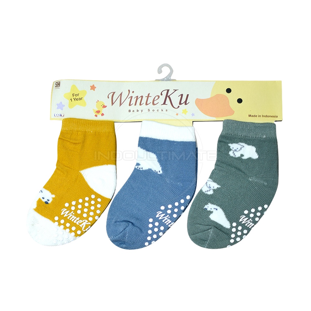 3in1 Kaos Kaki Bayi 0-6 Bulan BY-5601-FC Baby Sock Sarung kaki Bayi Perempuan Laki Laki Baru Lahir Motif Karakter Lucu Pelindung Kaki bayi Kaos Kaki Bayi Cewek Cowok
