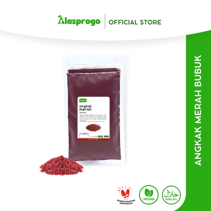 

Alasprogo Angkak Merah Bubuk / Red Yeast Rice Powder