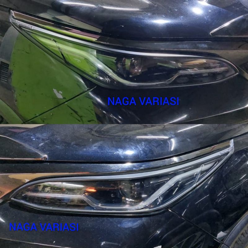 GARNISH LAMPU FORTUNER 2021 2022 AUTER HANDELE FORTUNER GR SPORT