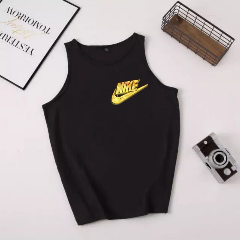 Singlet Anak laki Perempuan N1k Gold Atasan anak Usia 2 sampai 10 Tahun Baju Anak Kaos Oblong anak Tanktop Anak laki