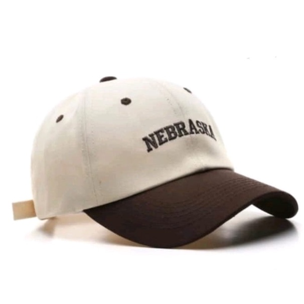 TERBARU 2022 topi baseball pria dan wanita bordir caps NEBRASKA bisa bayar di tempat