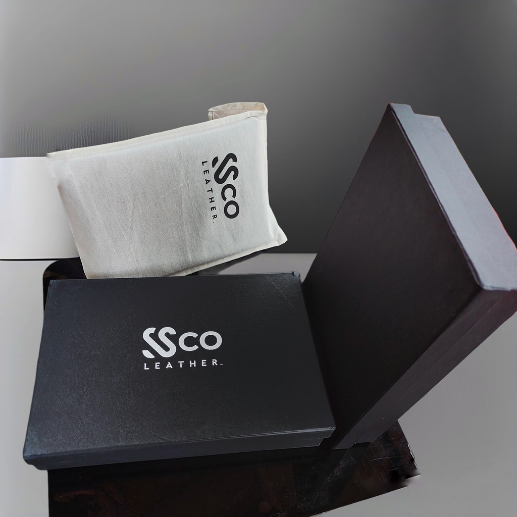 Hardbox SSCO Leather untuk Handbag Clutch Kulit Sapi Asli