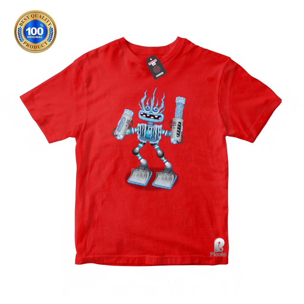 BAJU ANAK KAOS ATASAN ANAK MOTIF EPIC WUBBOX MY SINGING MONSTER UNISEX Bahan COTTUN (FREE NAMA)
